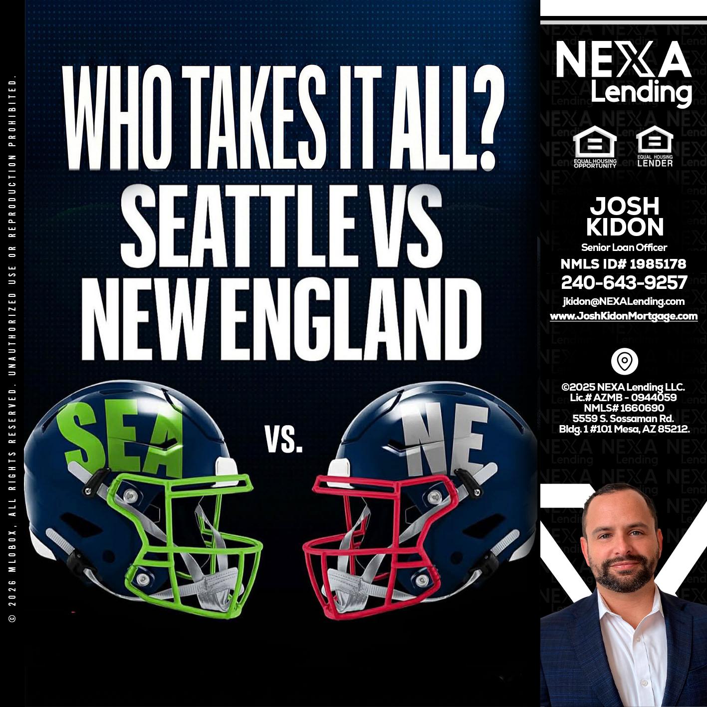 WHO TAKE IT ALL? - Joshua Kidon -Senior Loan Officer