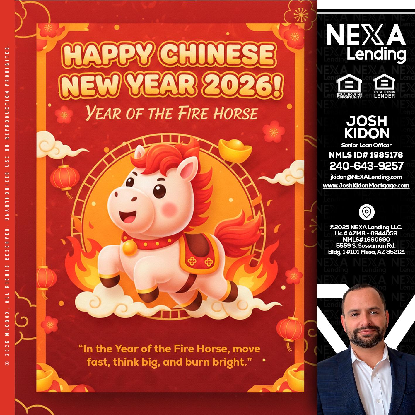 happy Chinese new year - Joshua Kidon -Senior Loan Officer