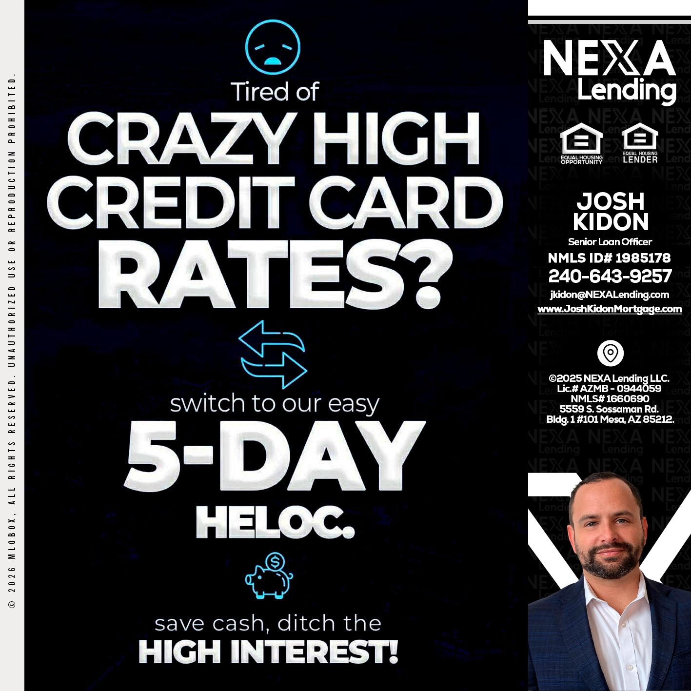 CRAZY HIGH - Joshua Kidon -Senior Loan Officer