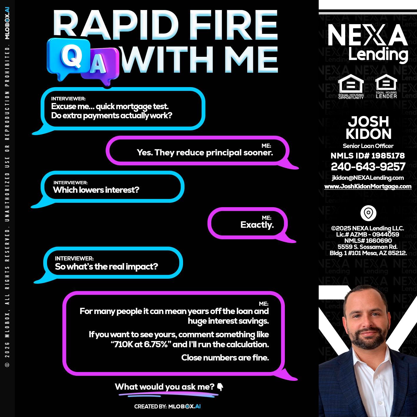 RAPID QA - Joshua Kidon -Senior Loan Officer