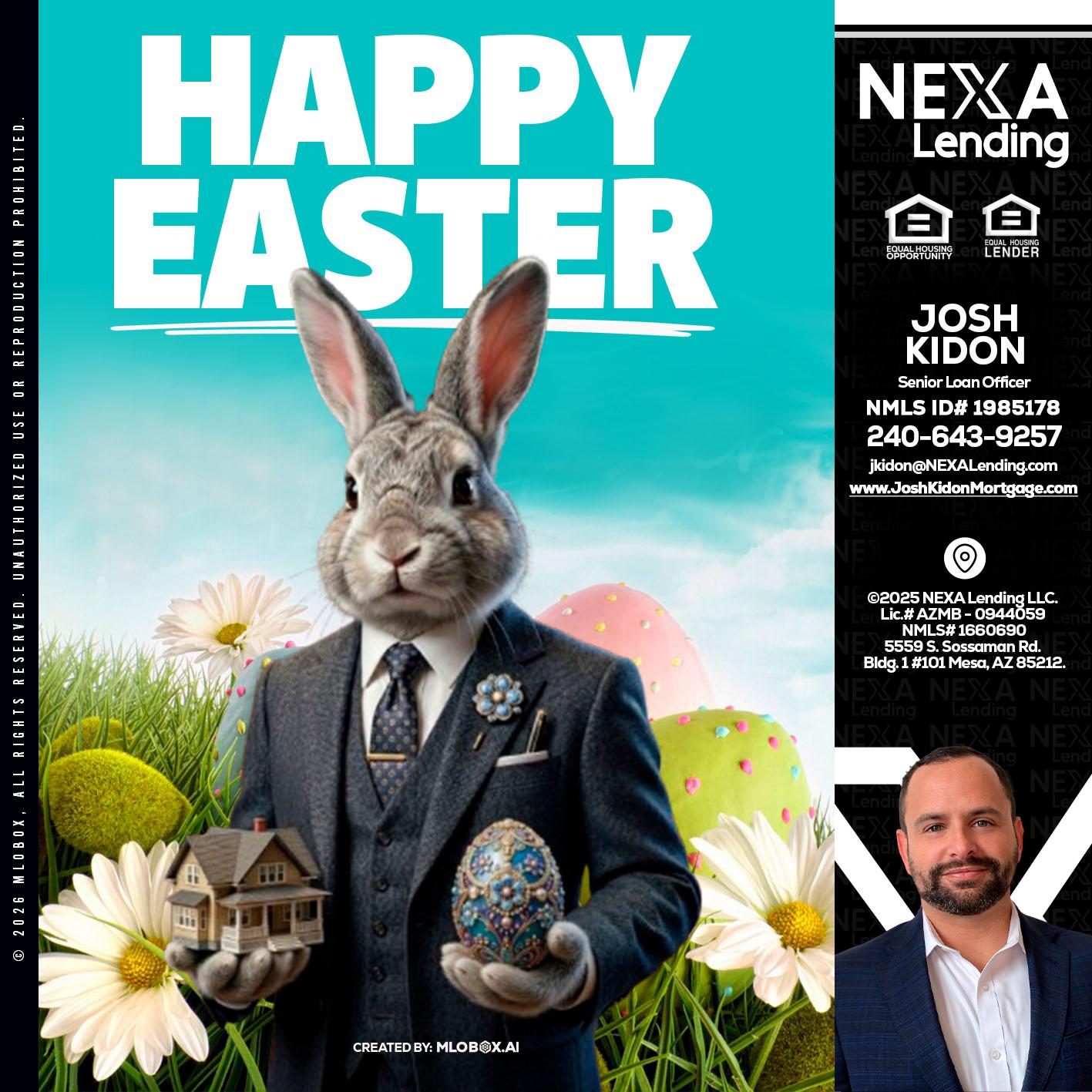 HAPPY EASTER - Joshua Kidon -Senior Loan Officer