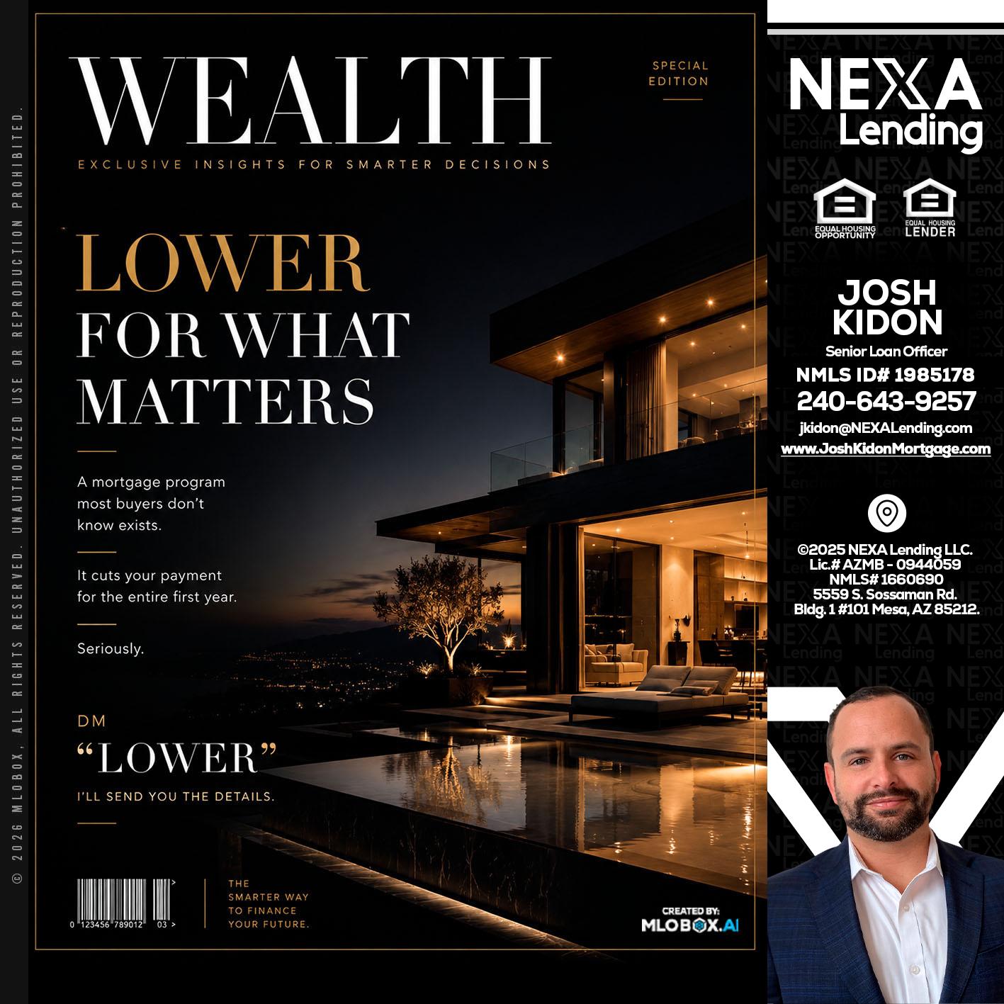 WEALTH - Joshua Kidon -Senior Loan Officer