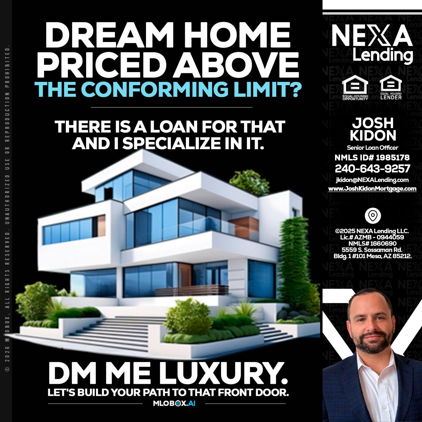 DREAM HOME - Joshua Kidon -Senior Loan Officer