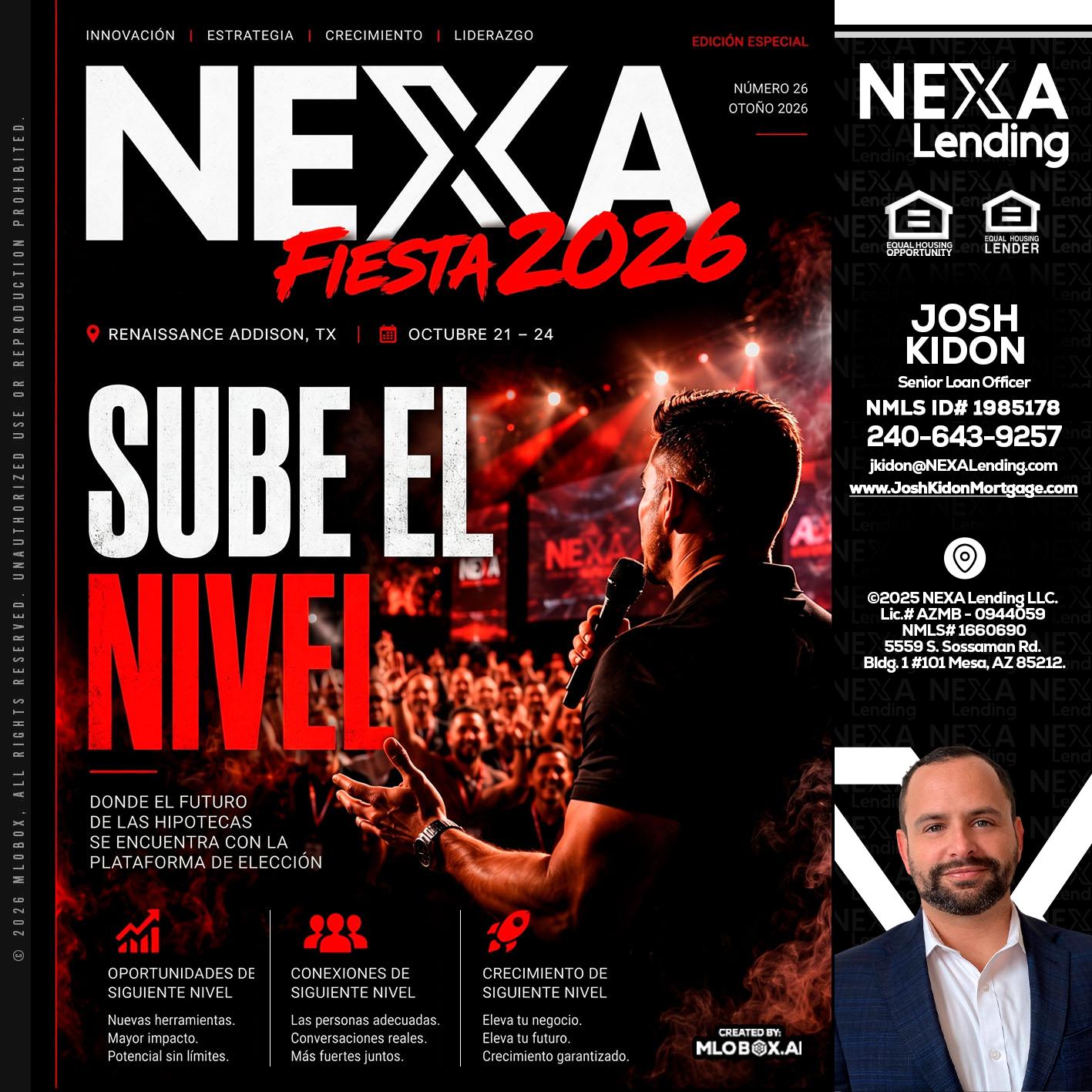 NEXA fiesta 2026 - Joshua Kidon -Senior Loan Officer