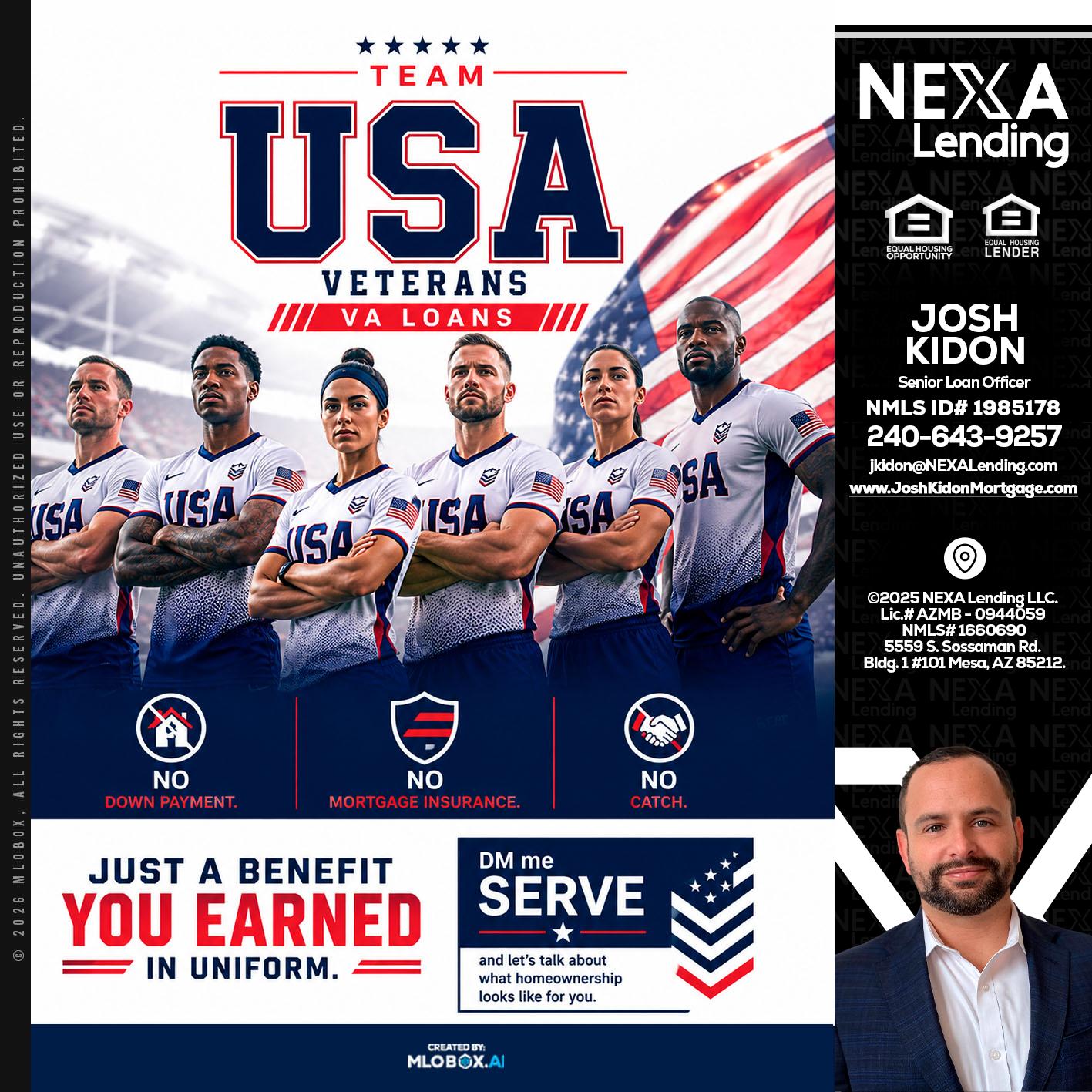 USA TEAM - Joshua Kidon -Senior Loan Officer