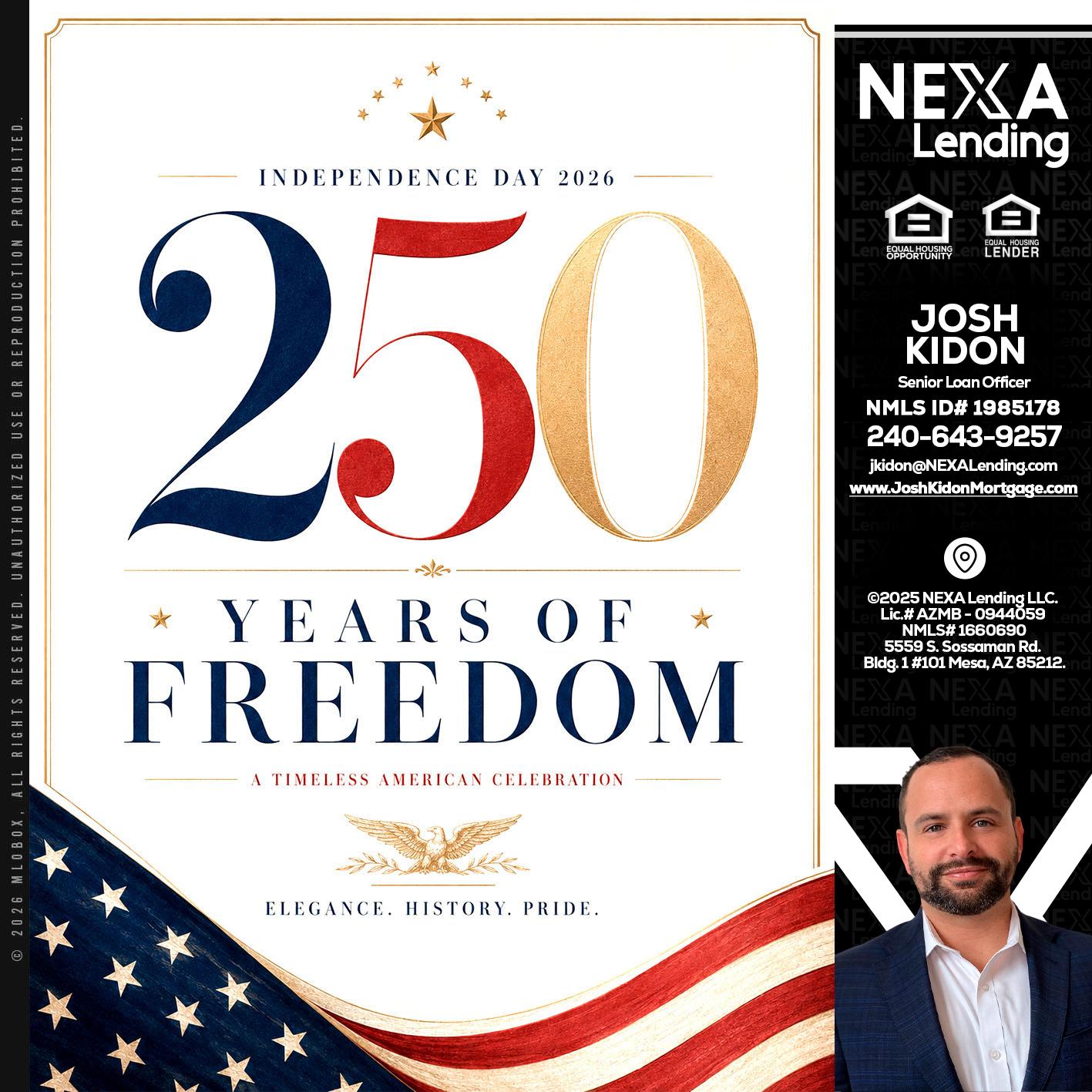 250 YEARS - Joshua Kidon -Senior Loan Officer