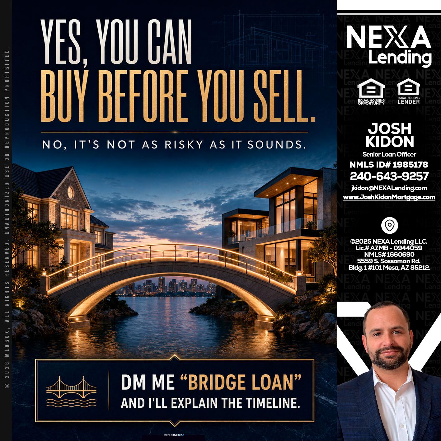 YES, YOU CAN - Joshua Kidon -Senior Loan Officer