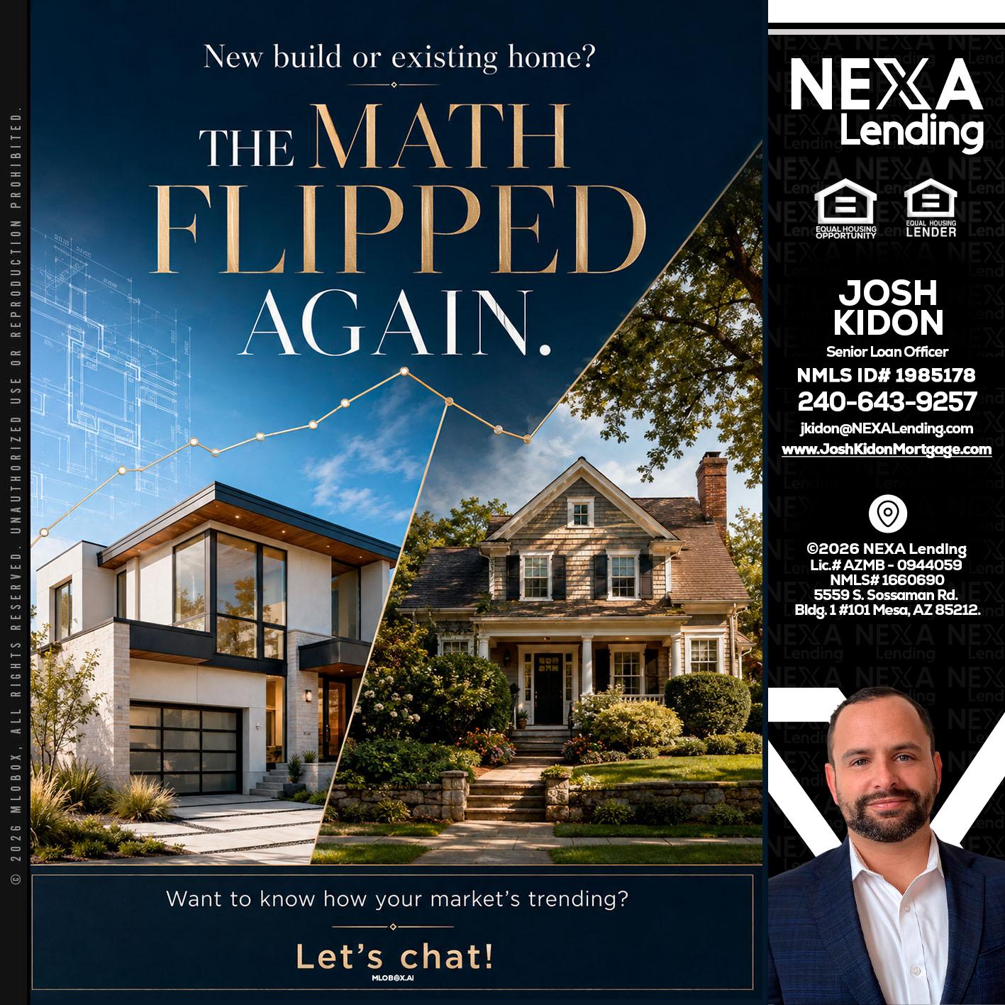 THE MATH FLIPED - Joshua Kidon -Senior Loan Officer